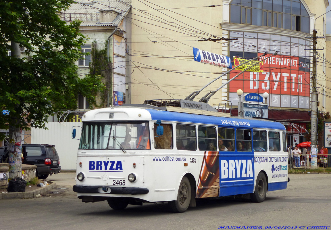 Крымский троллейбус, Škoda 9Tr18 № 3468