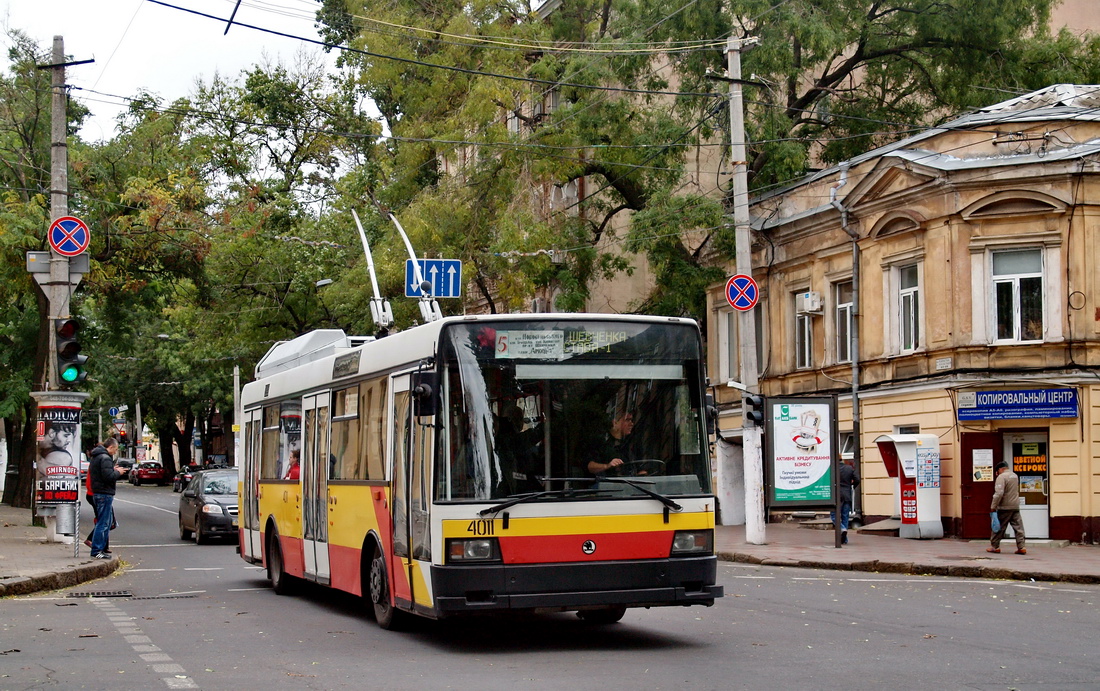 Одесса, Škoda 21Tr № 4011