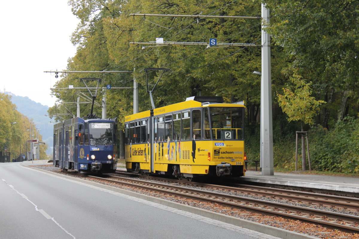 Гёрлиц, Tatra KT4DC № 310; Гёрлиц — 30 лет KT4D в Гёрлице (06.10.2013)