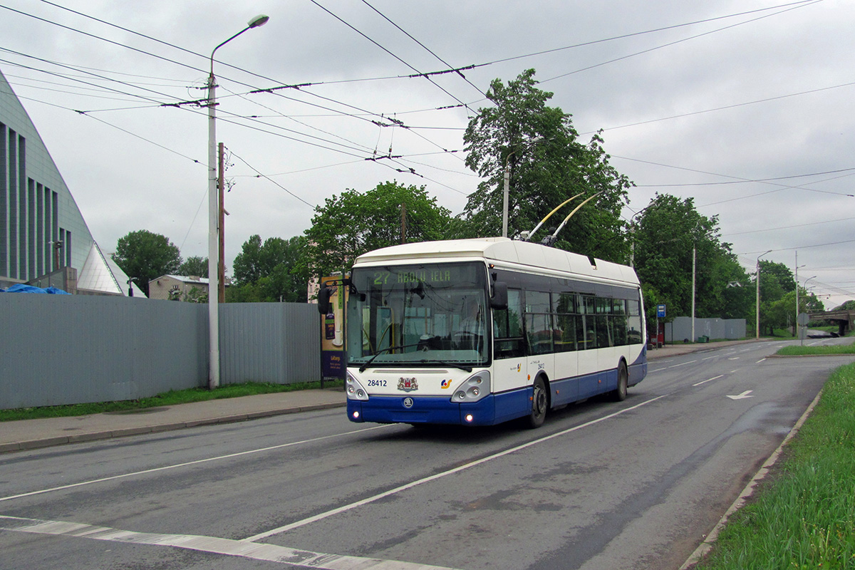 Рига, Škoda 24Tr Irisbus Citelis № 28412