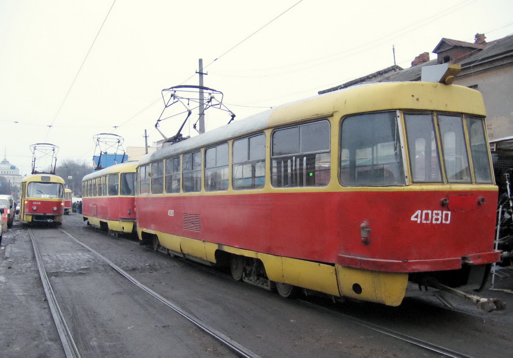 Одесса, Tatra T3SU № 4049; Одесса, Tatra T3SU № 4080