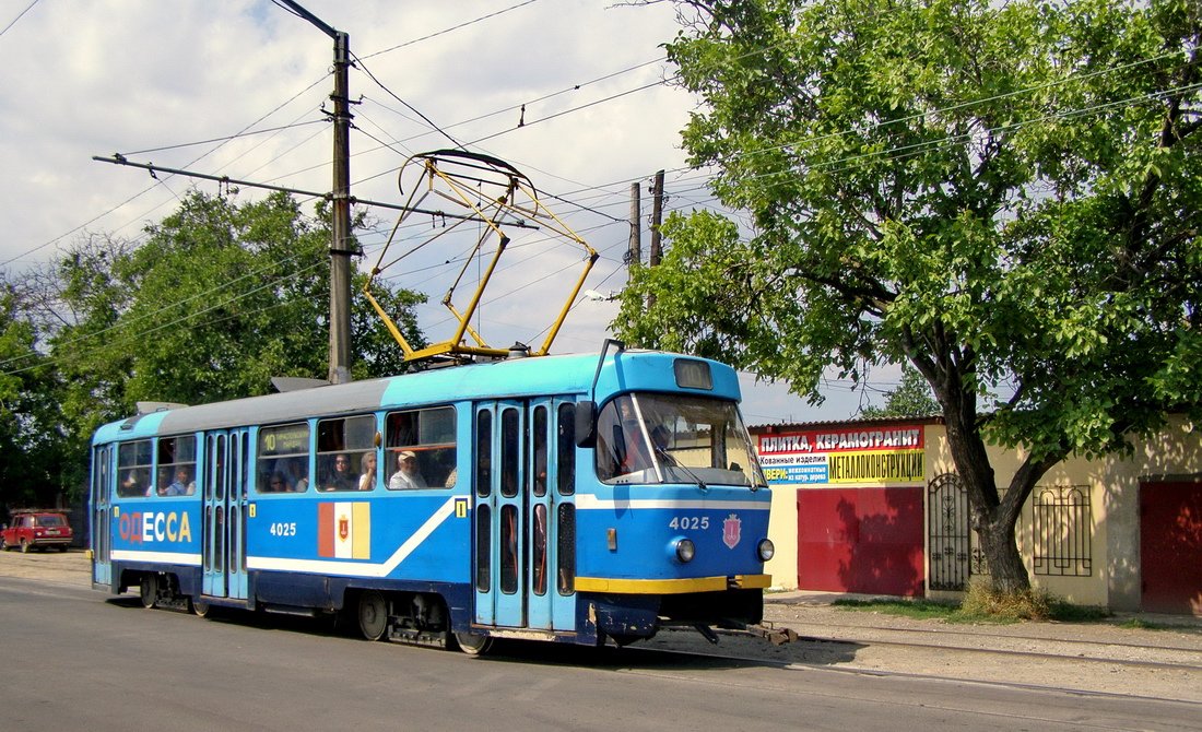 Одесса, Tatra T3R.P № 4025