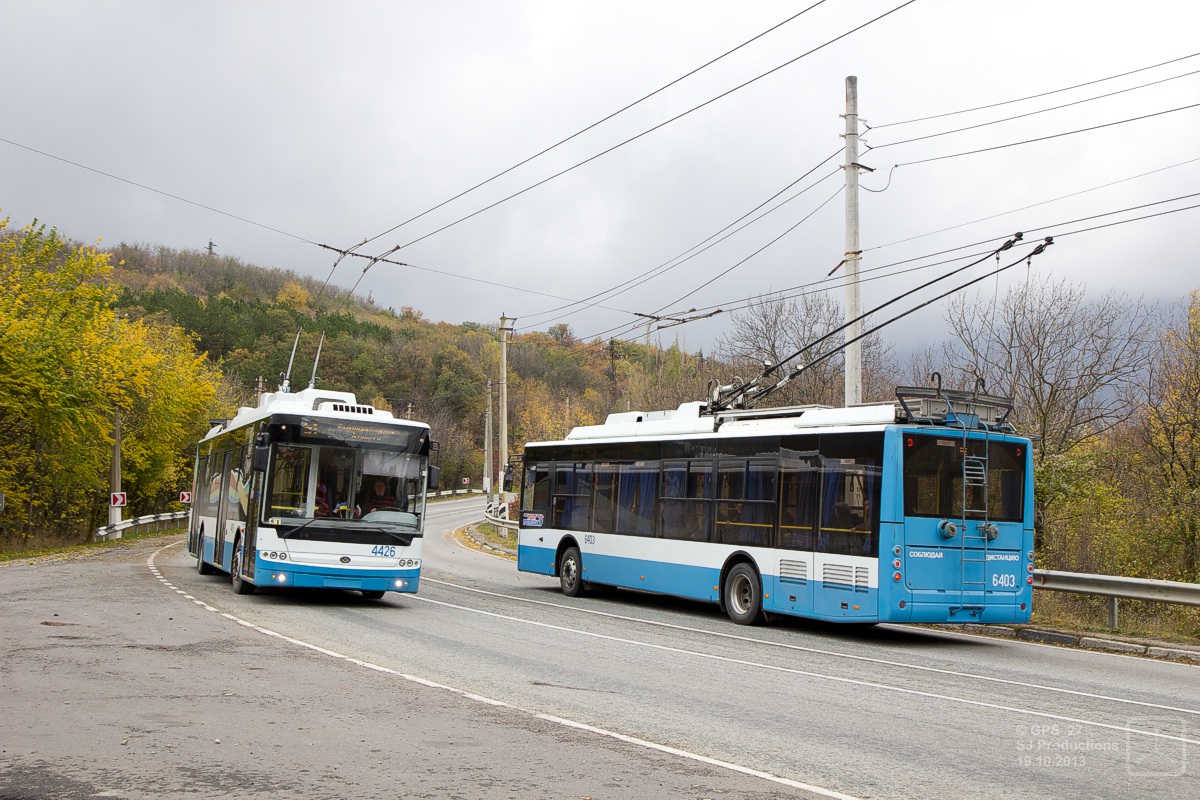 Крымский троллейбус, Богдан Т70115 № 4426; Крымский троллейбус, Богдан Т70115 № 6403