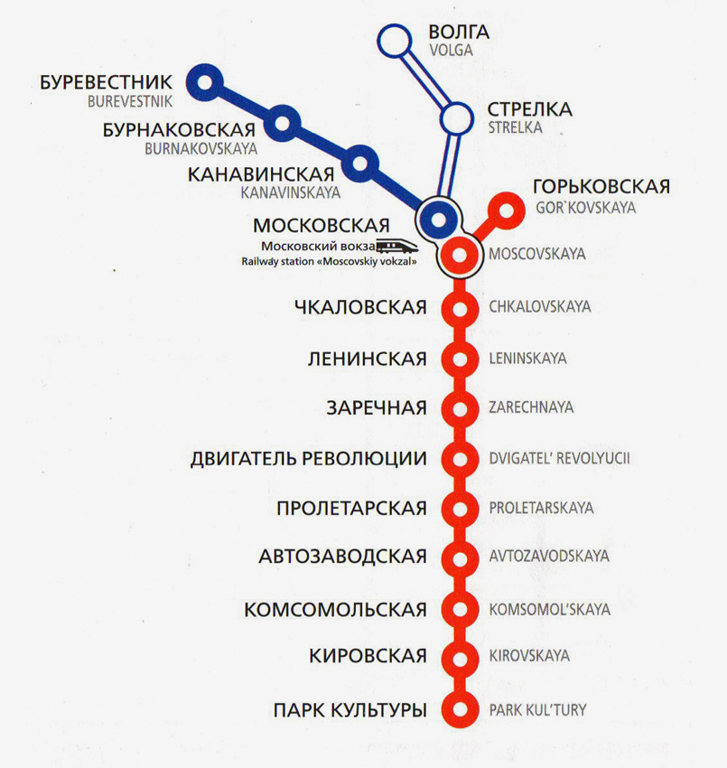 Горьковский метрополитен схема Горьковский метрополитен схема