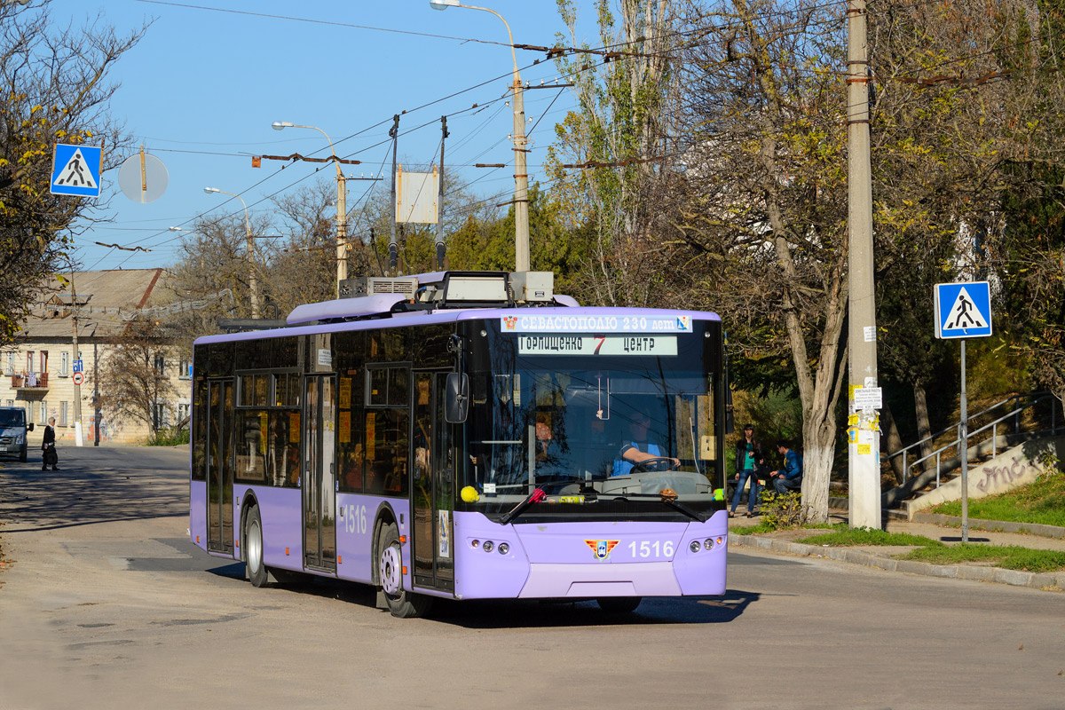 Севастополь, ЛАЗ E183A1 № 1516