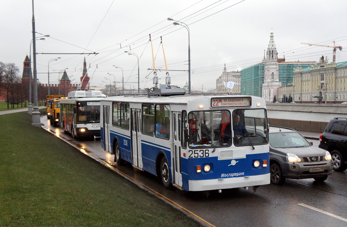 Москва, ЗиУ-682Г [Г00] № 2536; Москва — Парад к 80-летию троллейбуса 16 ноября 2013
