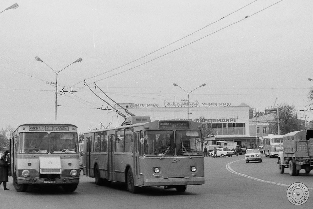 Самарканд — Старые фотографии — троллейбус