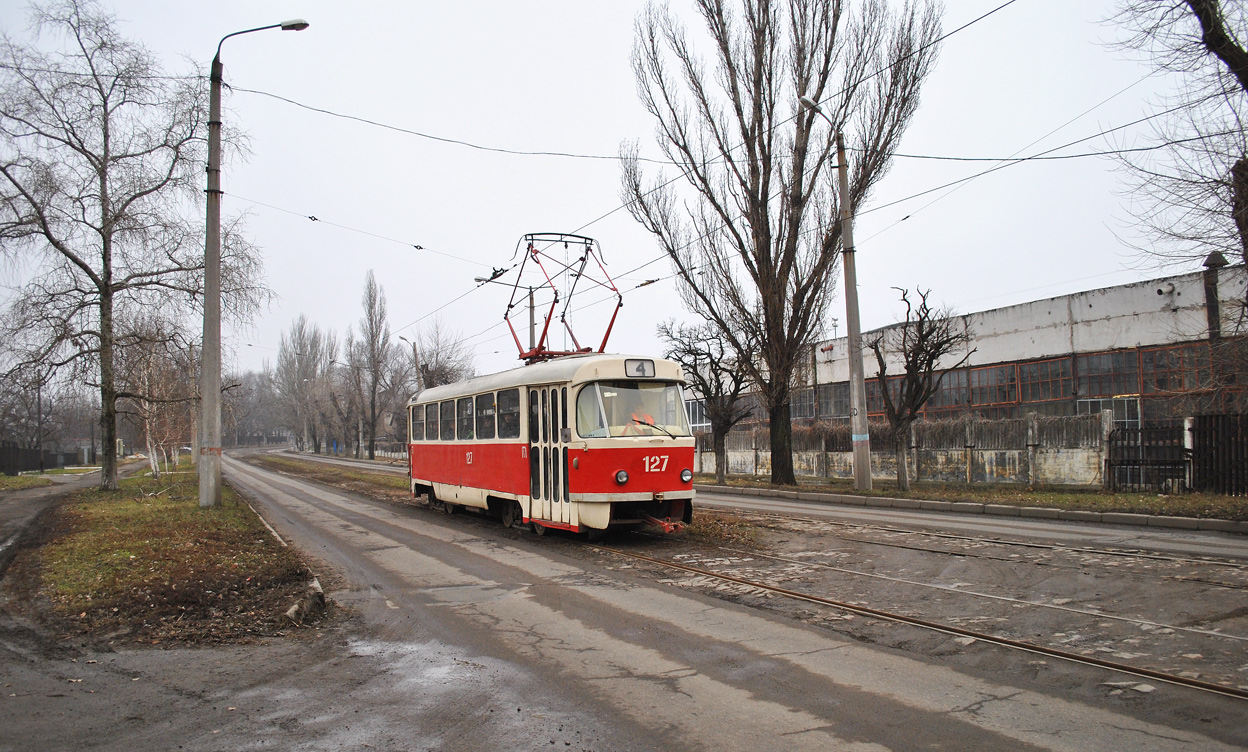 Донецк, Tatra T3SU (двухдверная) № 127 (4127)