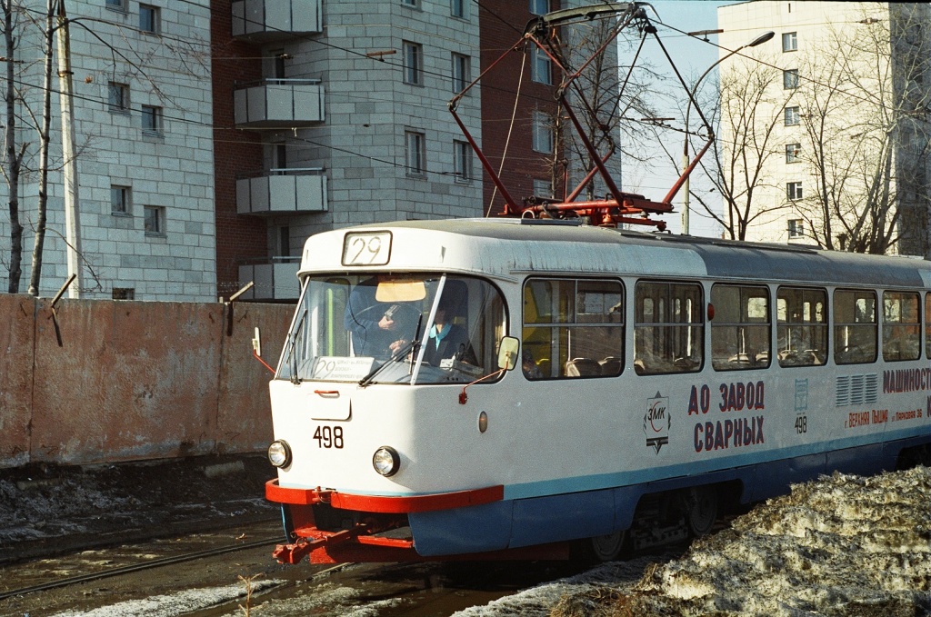 Екатеринбург, Tatra T3SU (двухдверная) № 498