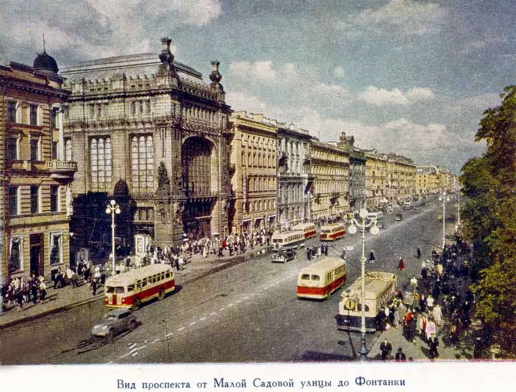 Санкт-Петербург — Исторические фотографии троллейбусов