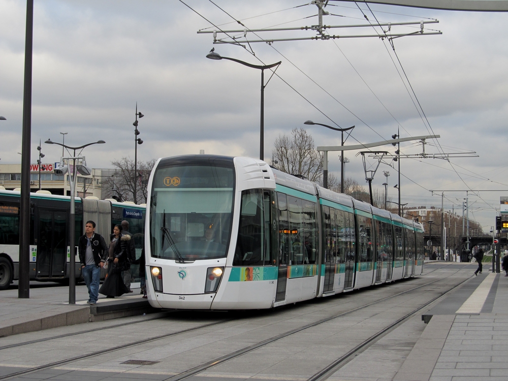 Большой Париж -  Версаль -  Ивелин, Alstom Citadis 402 № 342