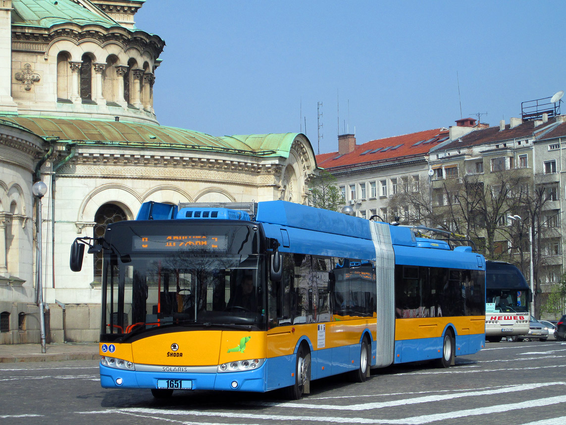 София, Škoda 27Tr Solaris III № 1651; София — Официално представяне на новите тролейбуси Škoda 27Tr — 04.04.2014