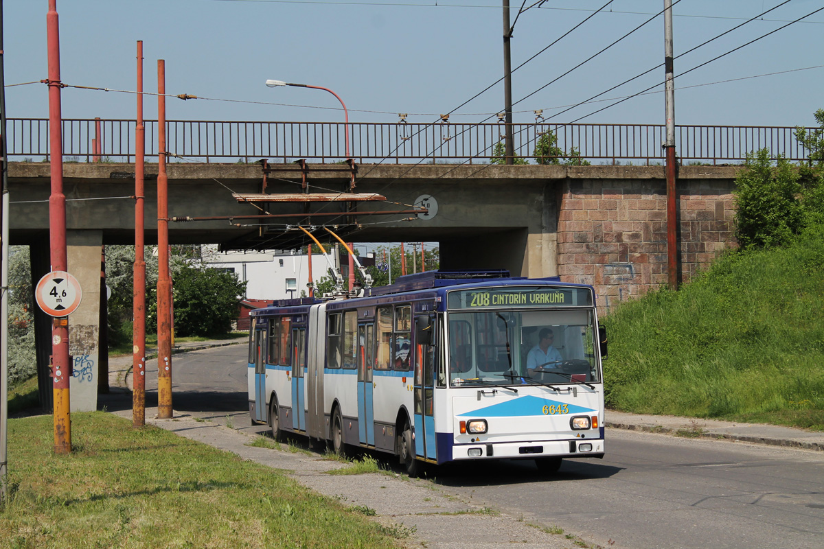 Братислава, Škoda 15Tr13/6M № 6643