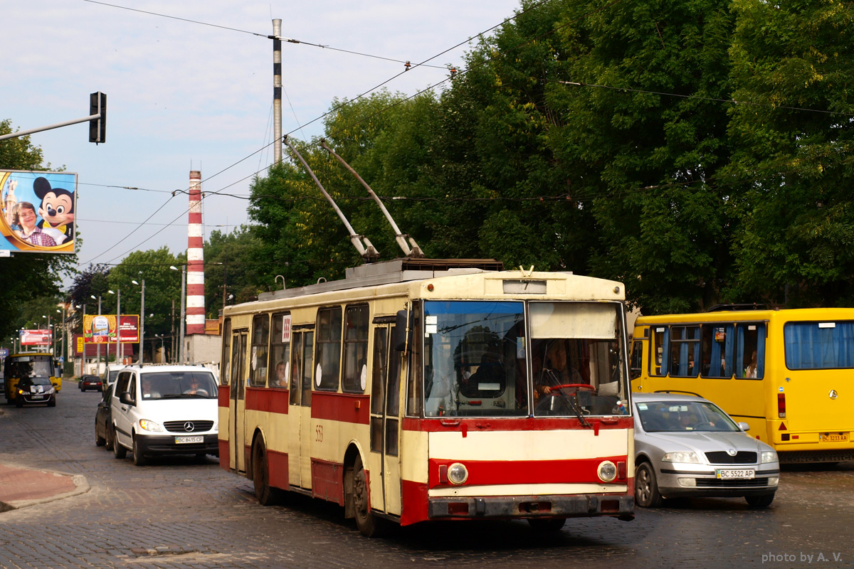 Львов, Škoda 14Tr89/6 № 553