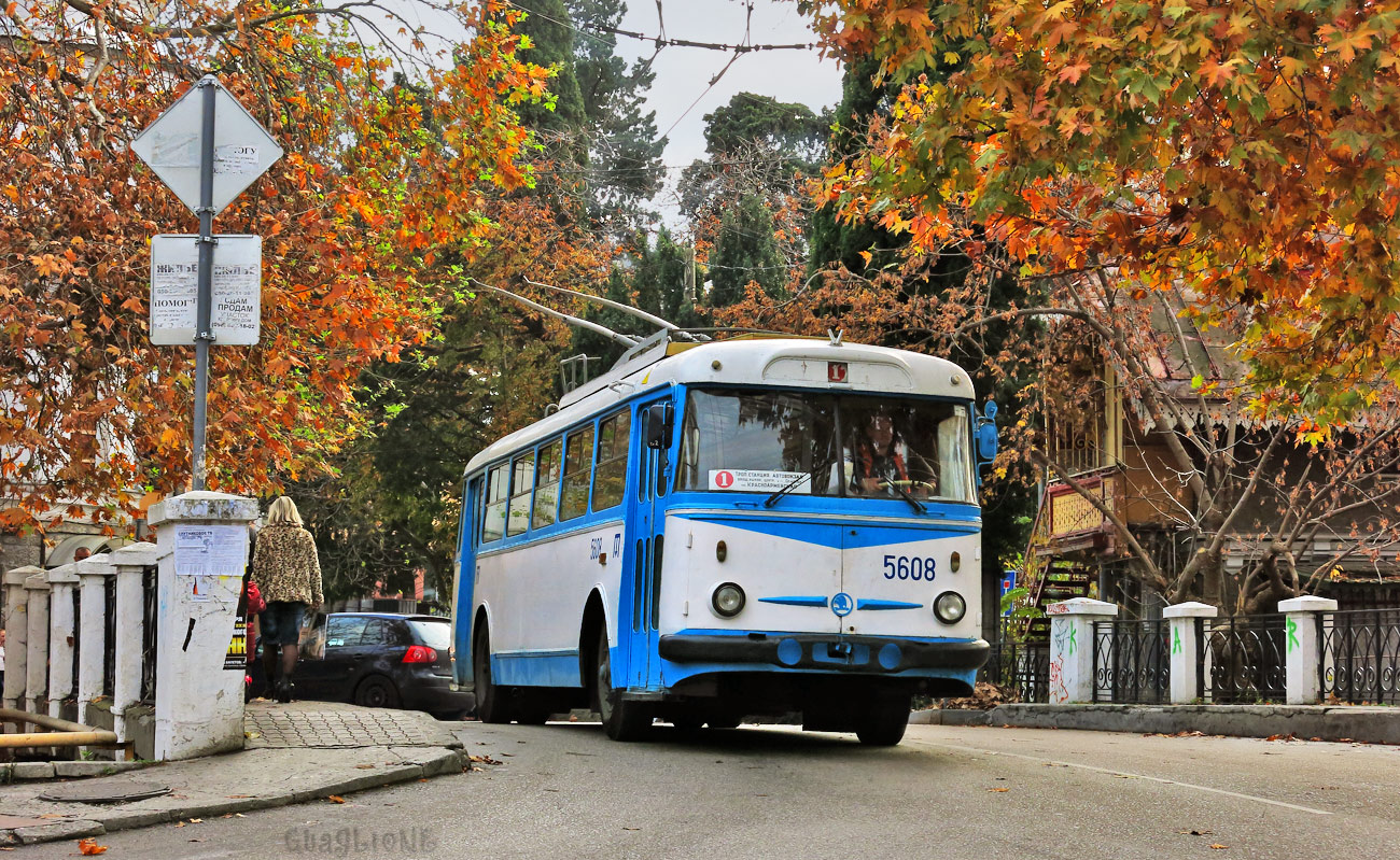 Крымский троллейбус, Škoda 9Tr24 № 5608