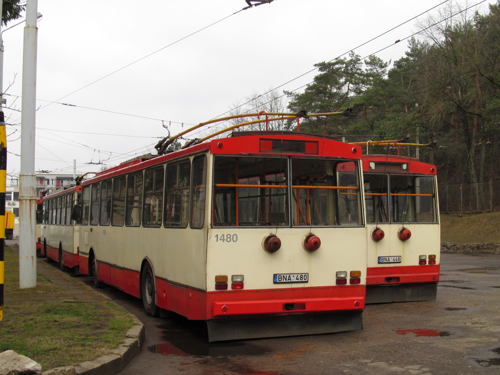 Вильнюс, Škoda 14Tr02/6 № 1480