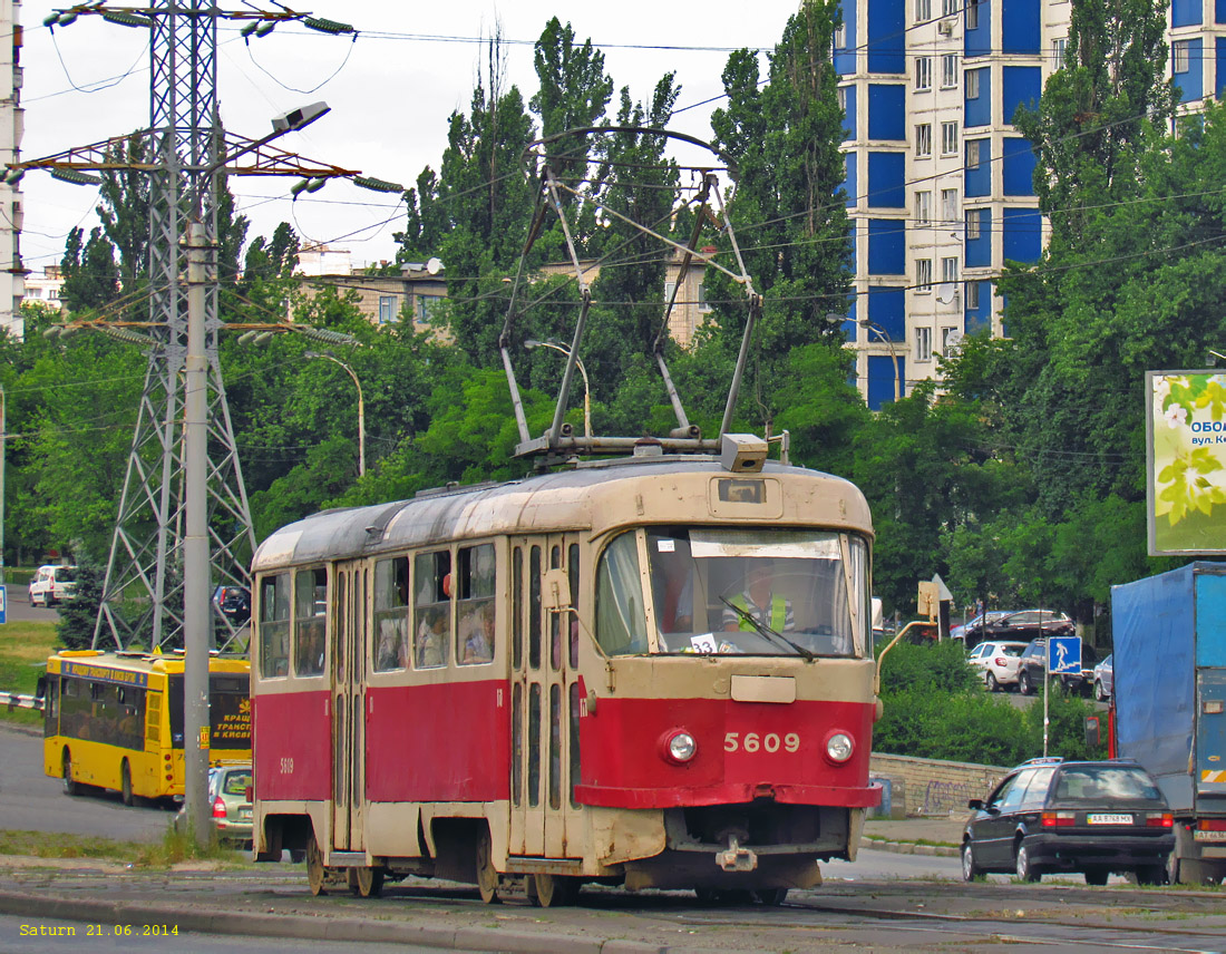 Киев, Tatra T3SU № 5609