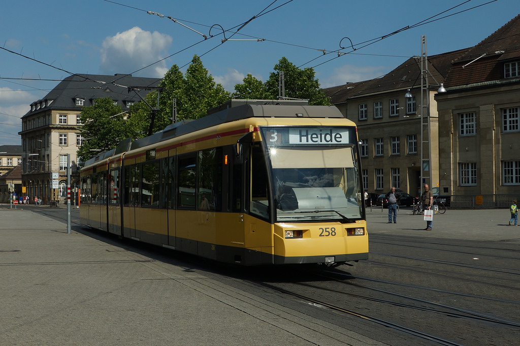 Карлсруэ, Siemens GT6-70DN № 258
