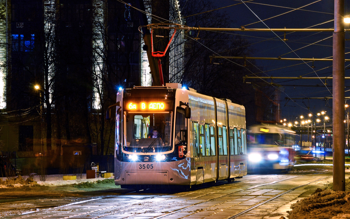 Москва, 71-414 (Pesa Fokstrot) № 3505 Москва, 71-414 (Pesa Fokstrot) № 3505