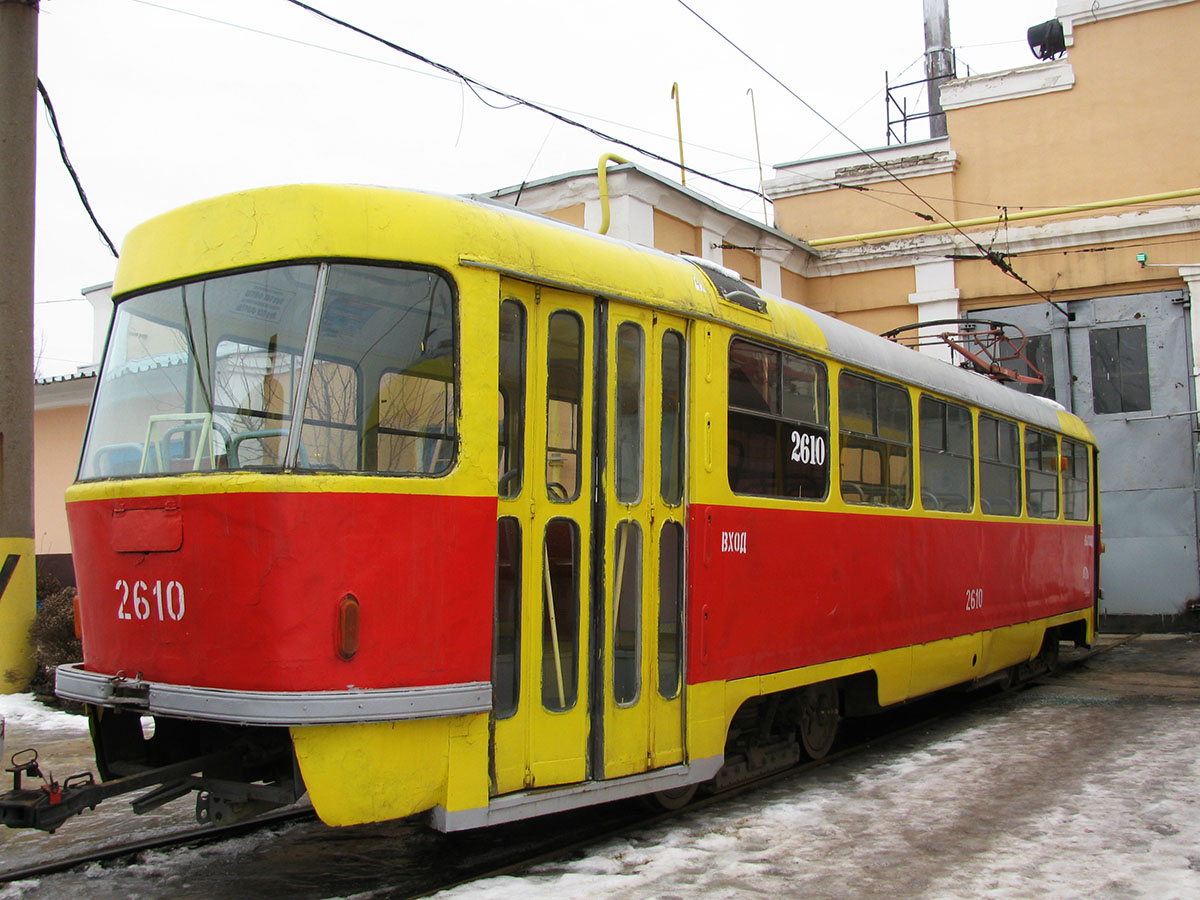 Волгоград, Tatra T3SU (двухдверная) № 2610