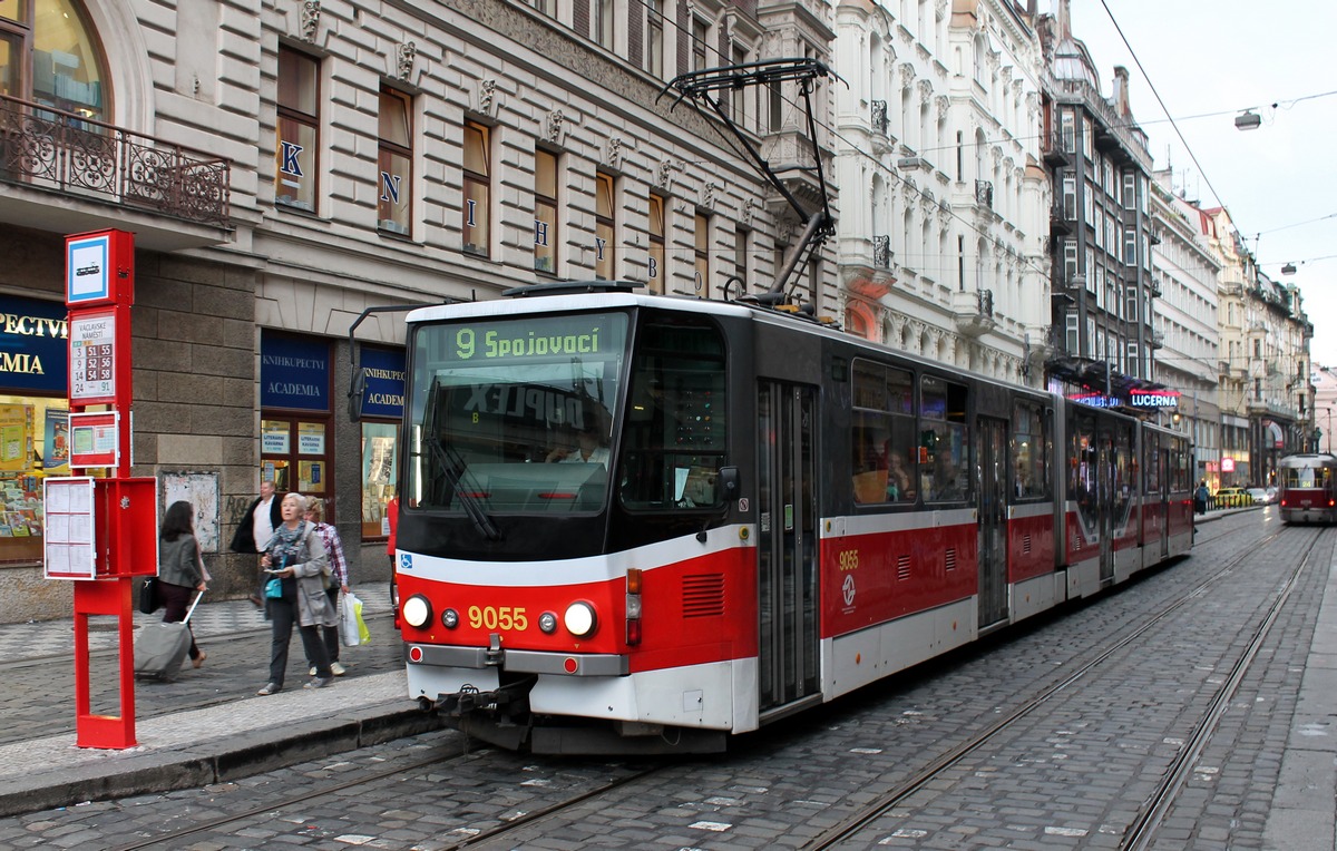 Прага, Tatra KT8D5R.N2P № 9055 Прага, Tatra KT8D5R.N2P № 9055