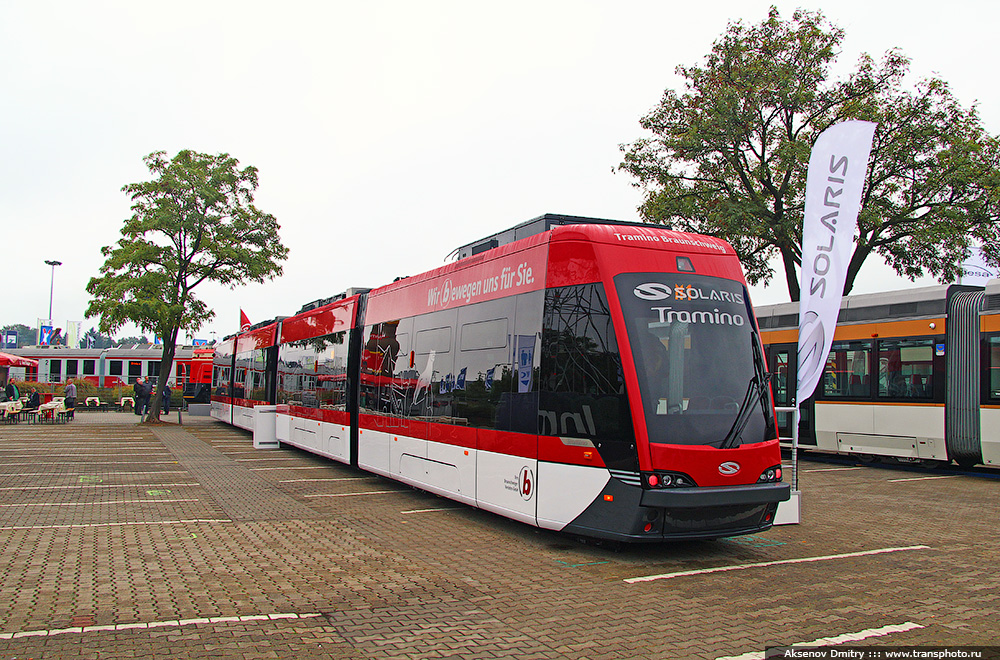 Брауншвейг, Solaris Tramino S110b № 1451; Берлин — InnoTrans 2014