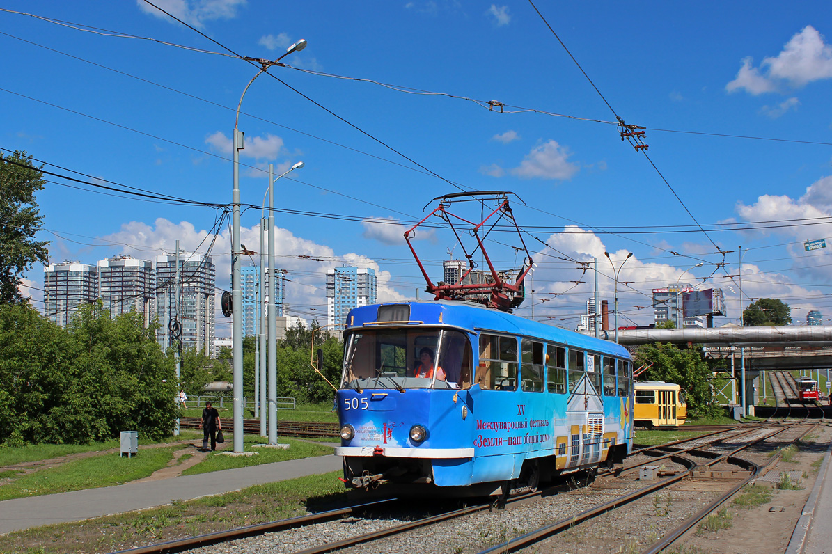 Екатеринбург, Tatra T3SU (двухдверная) № 505