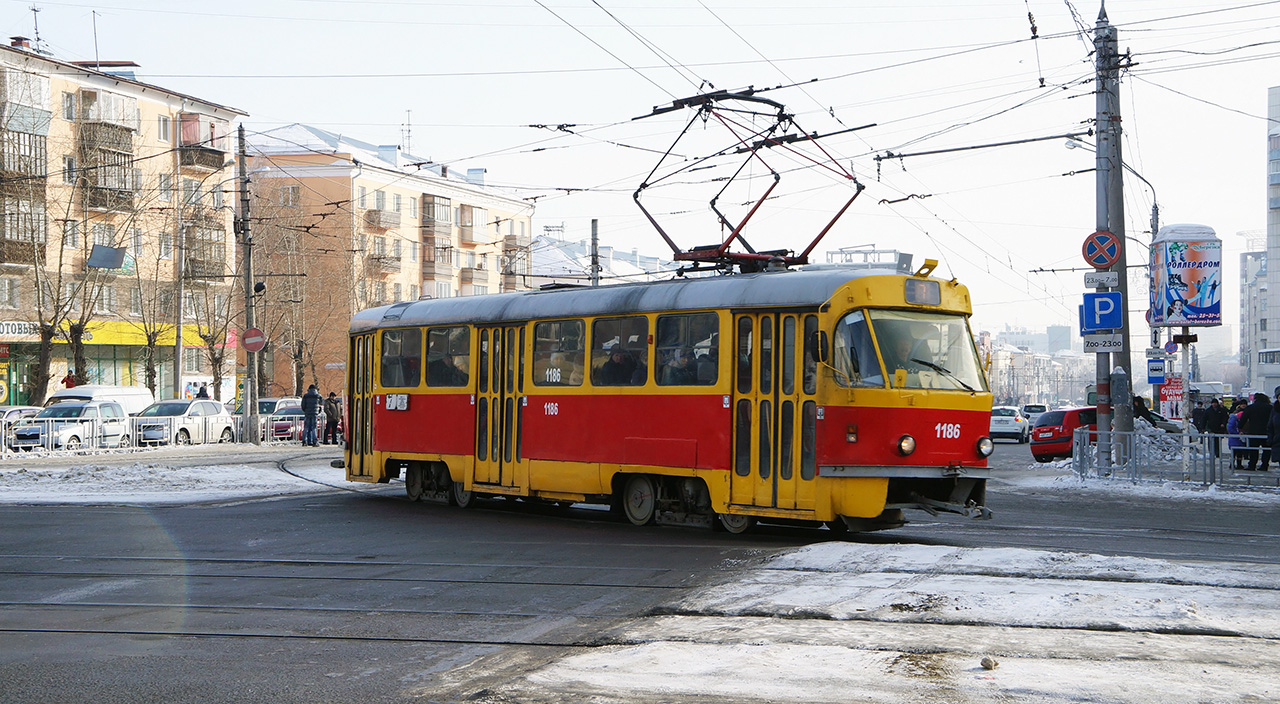 Барнаул, Tatra T3SU № 1186