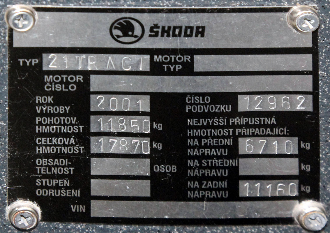 Пльзень, Škoda 21TrACI № 482
