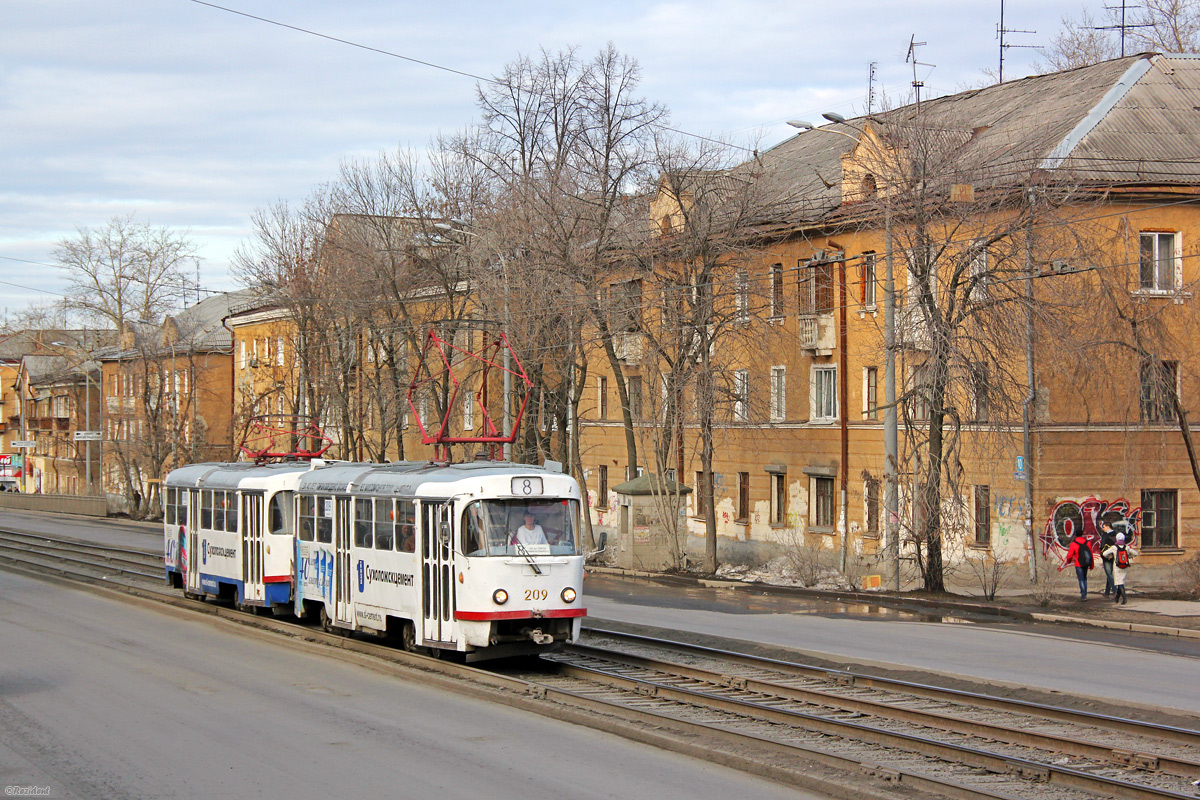 Екатеринбург, Tatra T3SU № 209
