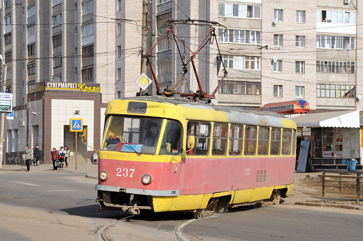 Тверь, Tatra T3SU № 237; Тверь — Трамвайные конечные станции и кольца