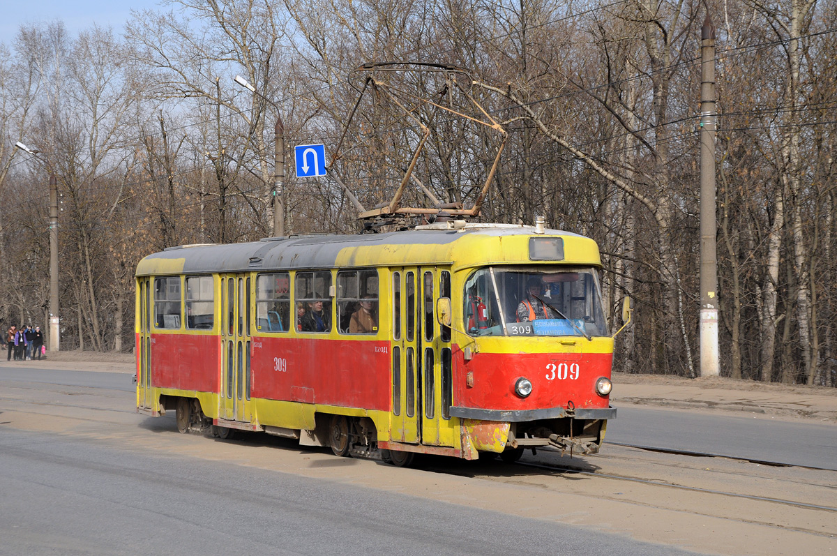 Тверь, Tatra T3SU № 309; Тверь — Трамвайные линии: Пролетарский район