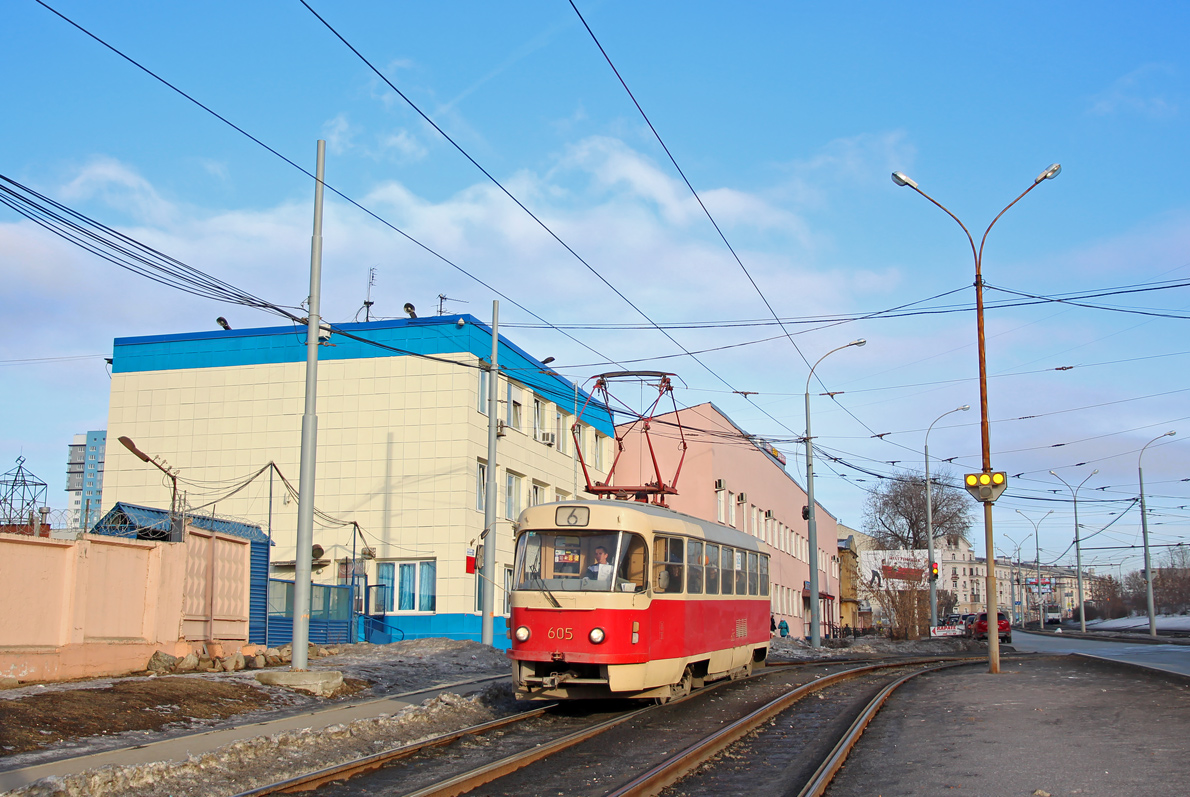 Екатеринбург, Tatra T3SU № 605