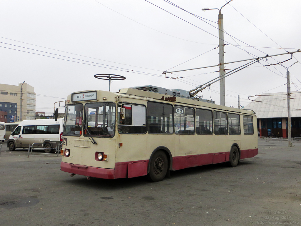 Челябинск, ЗиУ-682Г-016 (017) № 1021