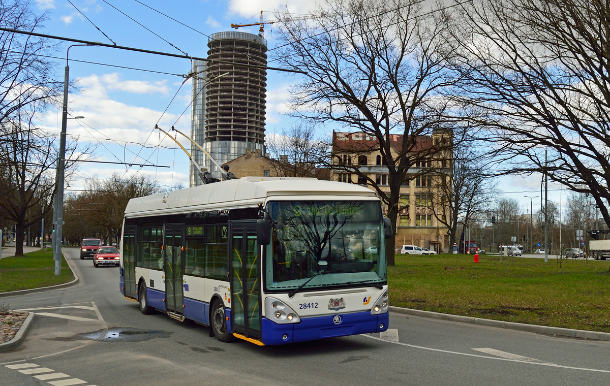 Рига, Škoda 24Tr Irisbus Citelis № 28412