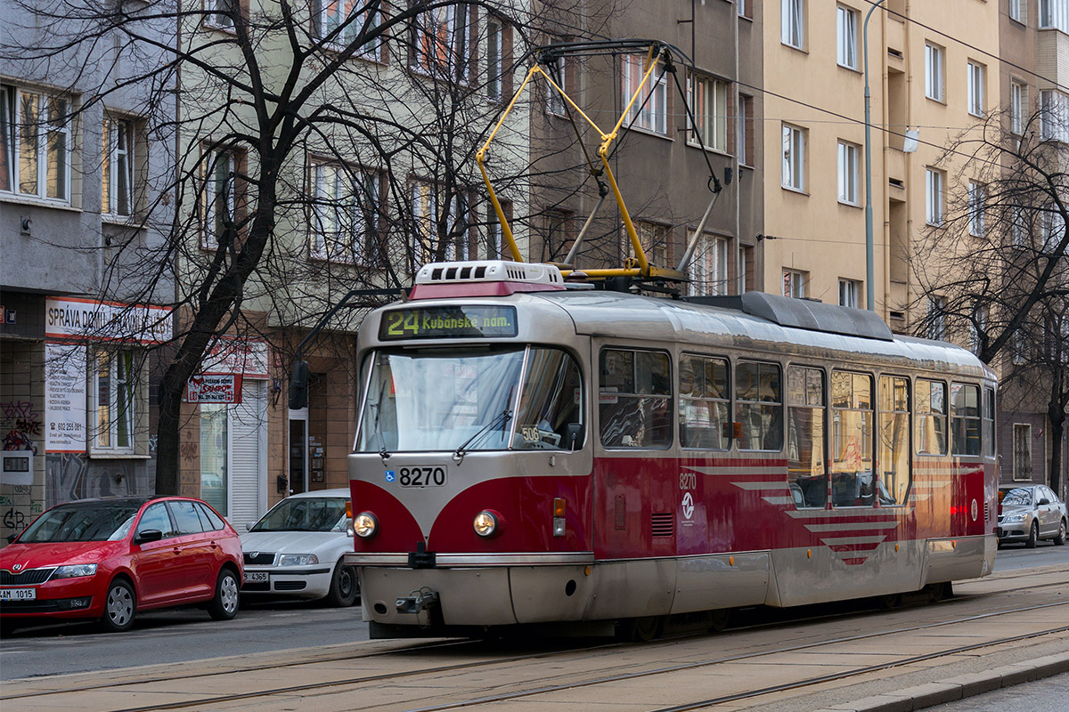 Прага, Tatra T3R.PLF № 8270