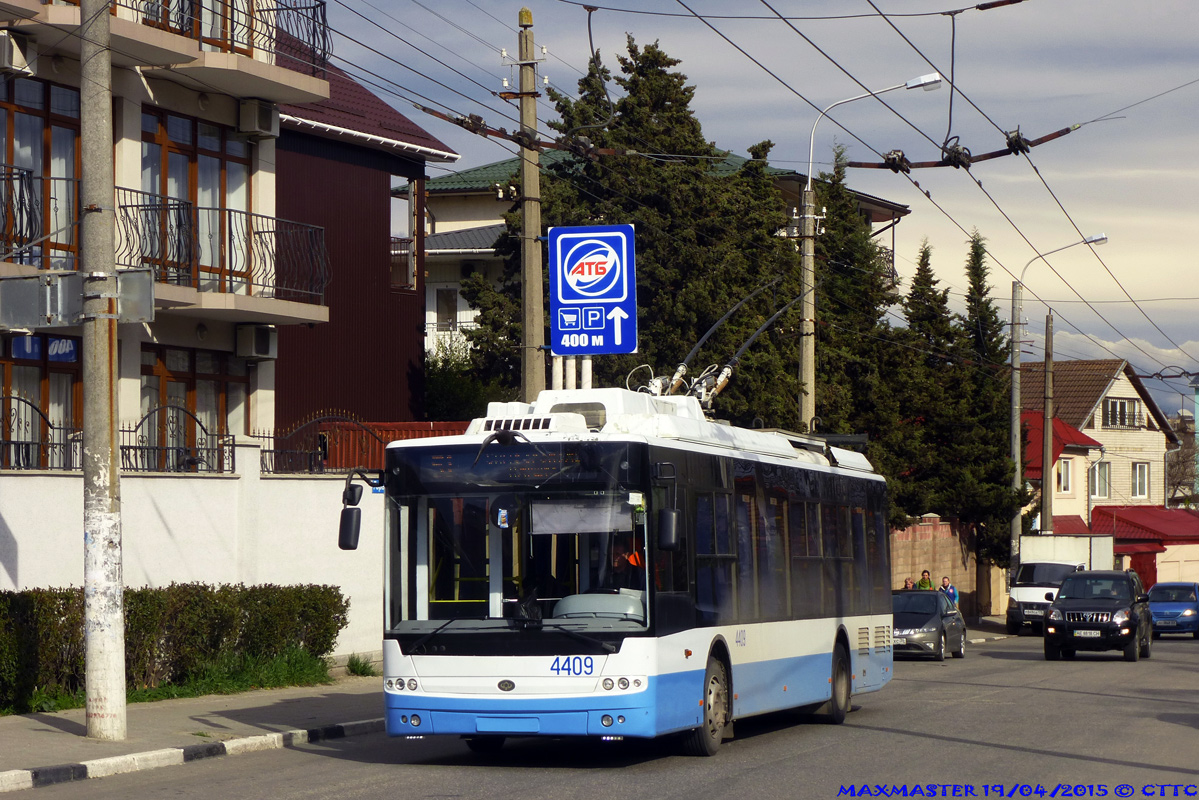 Крымский троллейбус, Богдан Т70115 № 4409 Крымский троллейбус, Богдан Т70115 № 4409