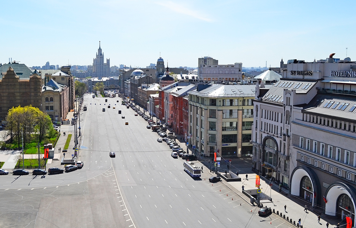 Москва — Виды с высоты; Москва — Троллейбусные линии: ЦАО