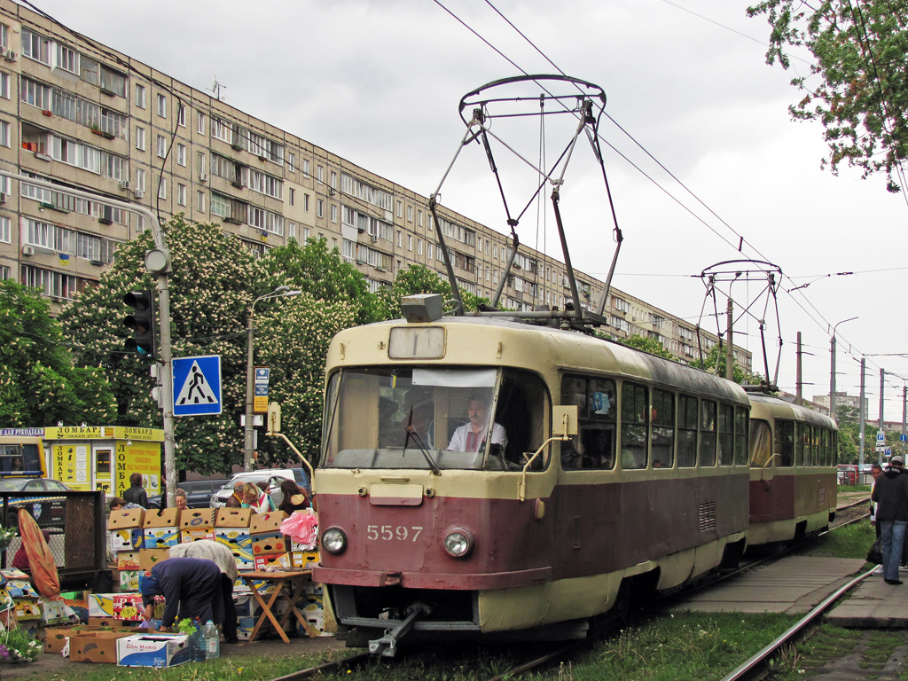 Киев, Tatra T3SU № 5597