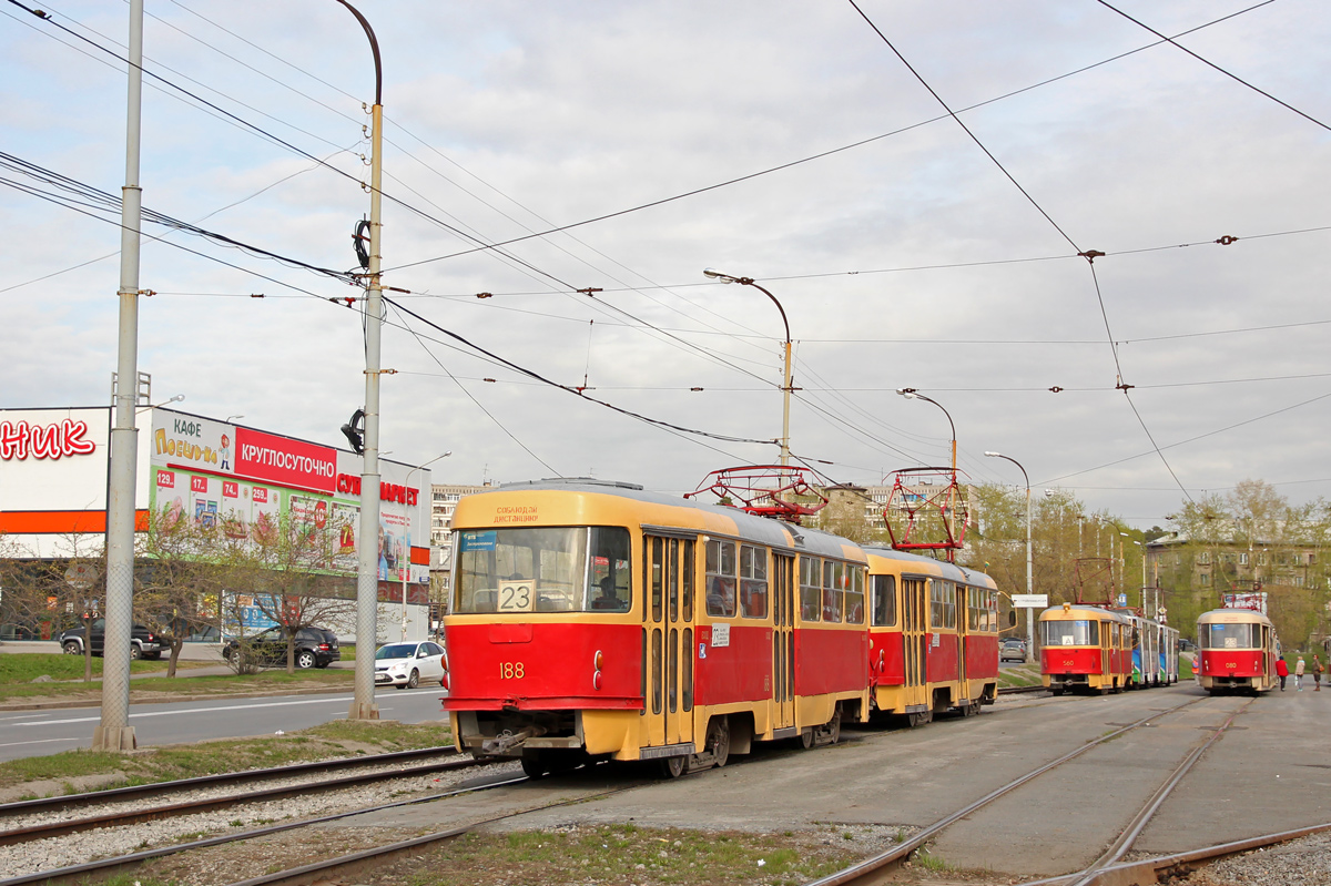Екатеринбург, Tatra T3SU № 188