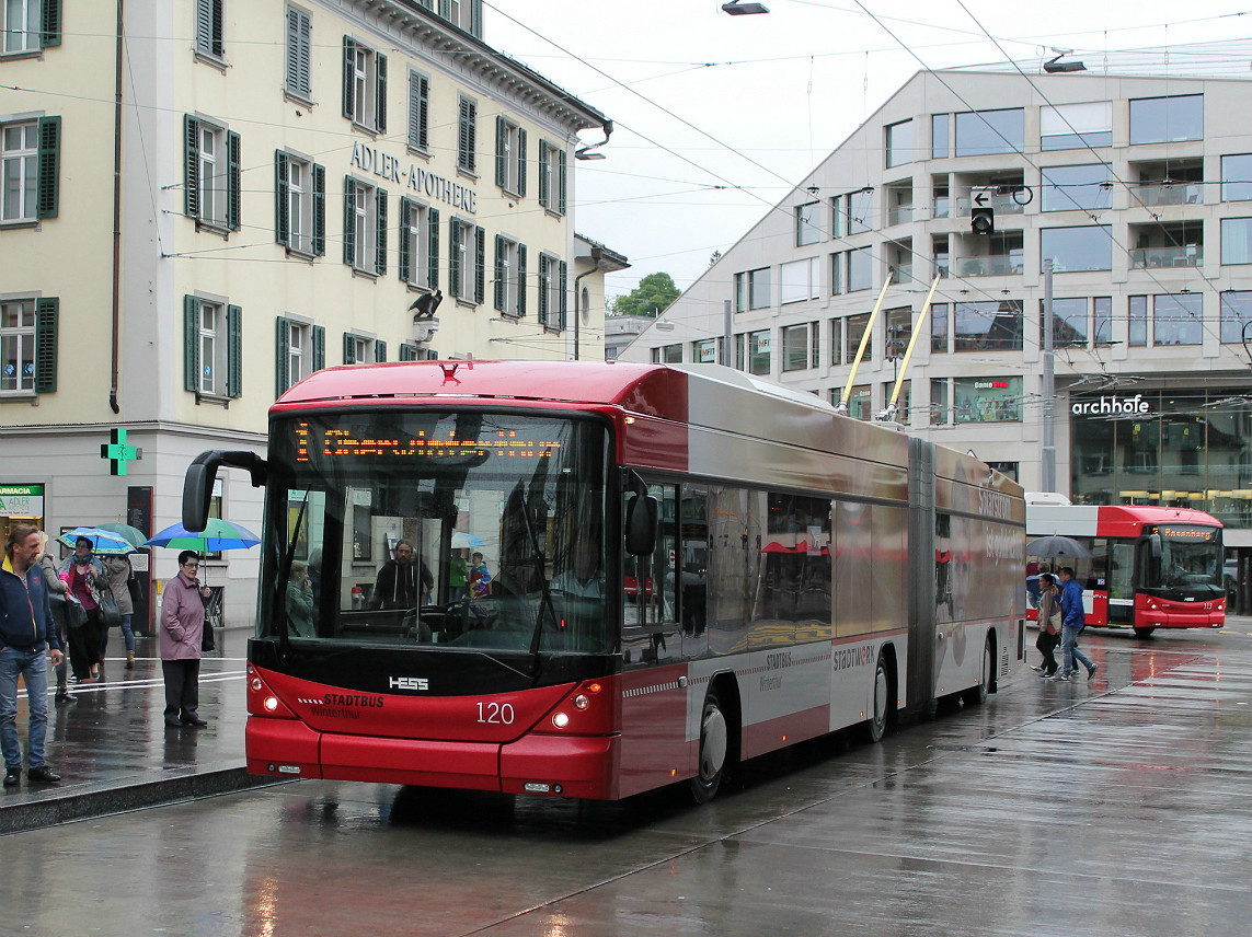 Винтертур, Hess SwissTrolley 3 (BGT-N1C) № 120