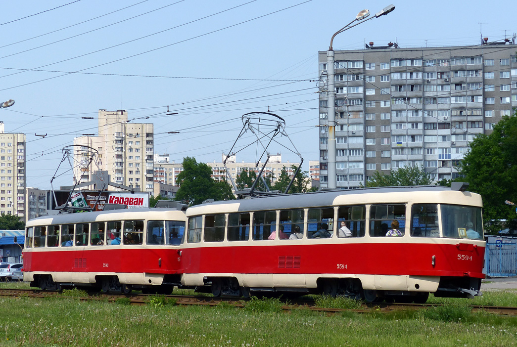Киев, Tatra T3SU № 5594