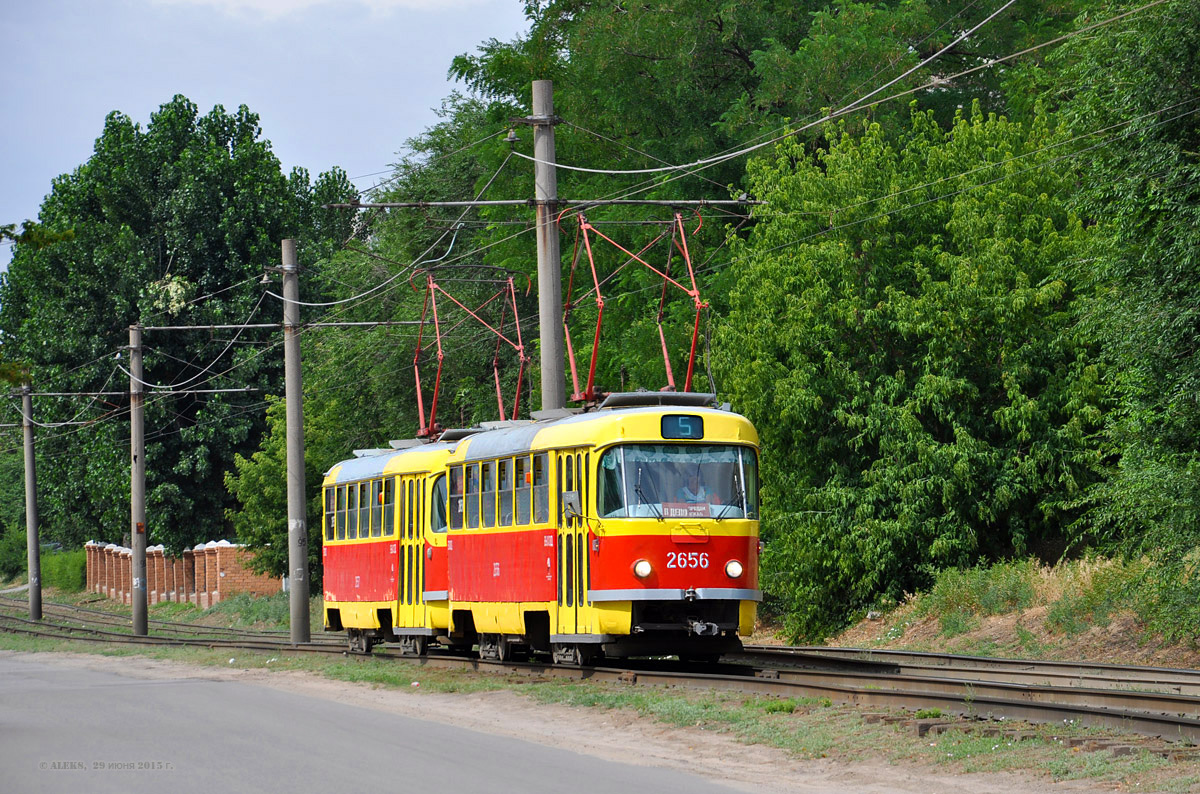 Волгоград, Tatra T3SU (двухдверная) № 2656; Волгоград, Tatra T3SU (двухдверная) № 2657