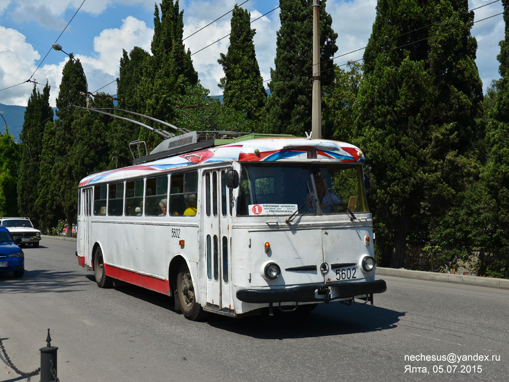 Крымский троллейбус, Škoda 9Tr24 № 5602