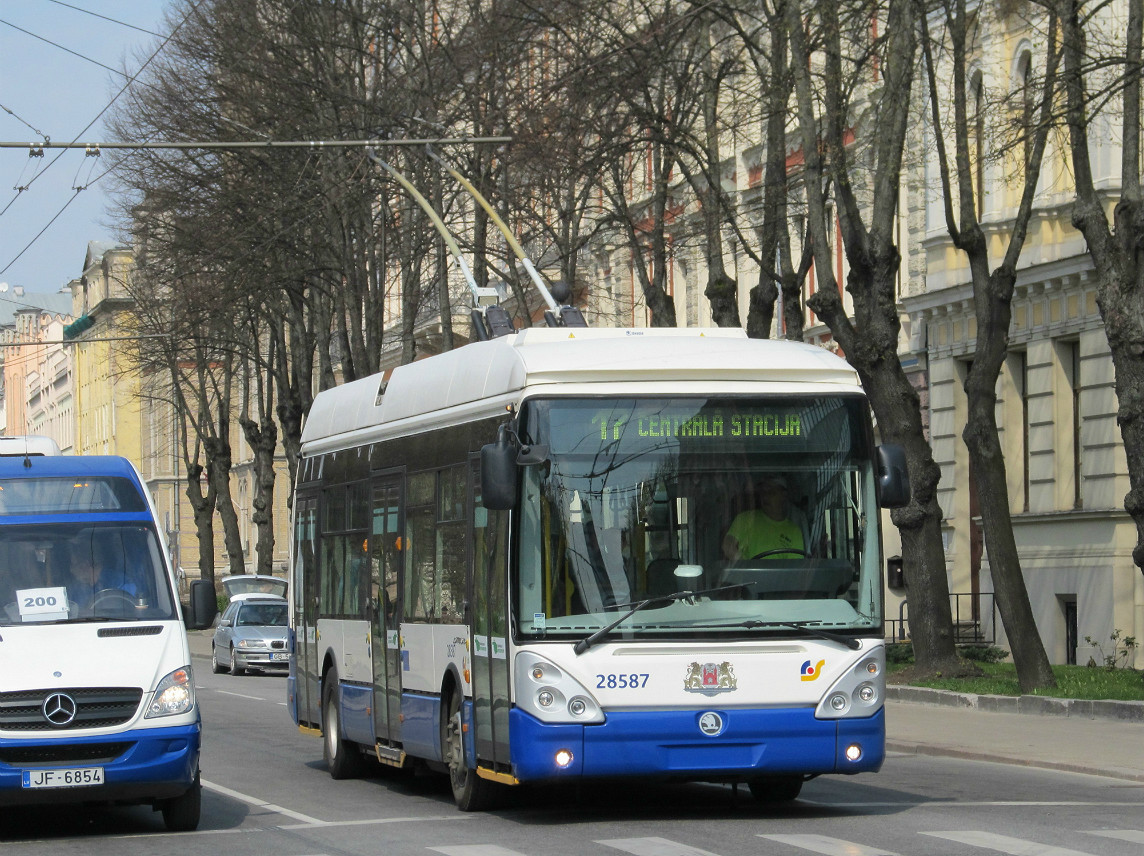 Рига, Škoda 24Tr Irisbus Citelis № 28587