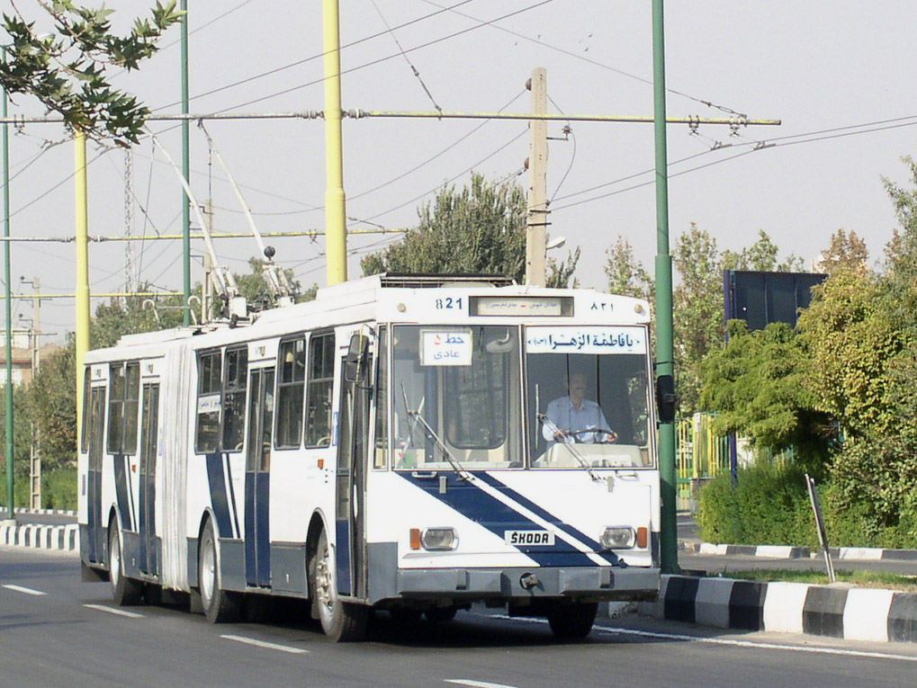 Тегеран, Škoda 15Tr09/7 № 821