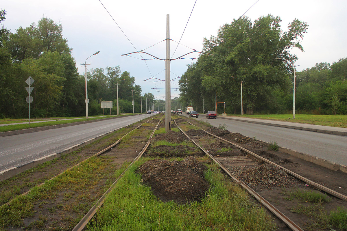 Новокузнецк — Ремонты трамвайных линий