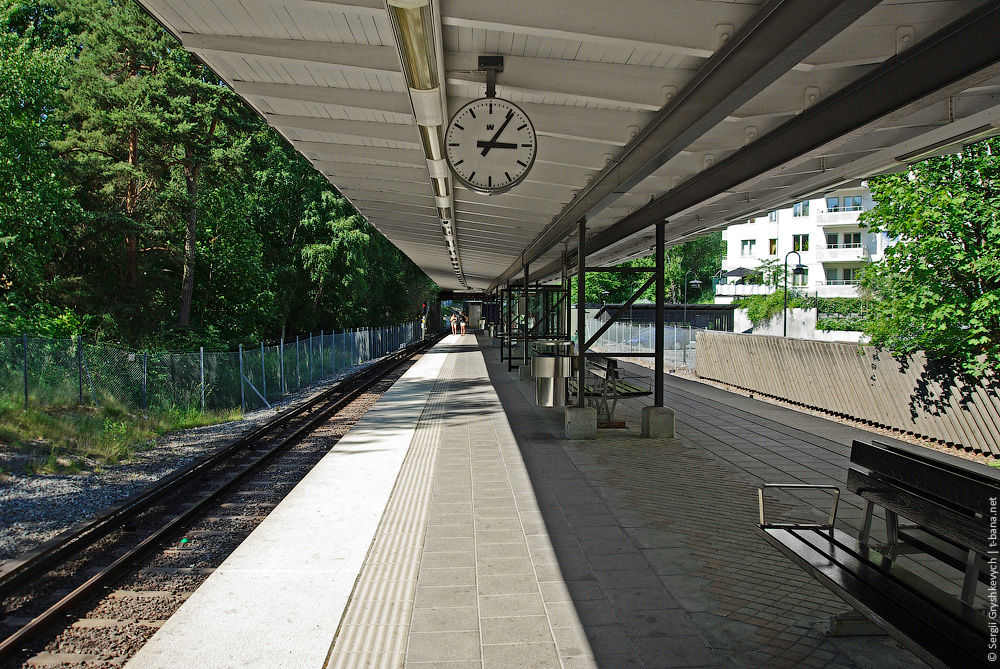 Стокгольм — Tunnelbana — Зелёная линия | Gröna Linjen