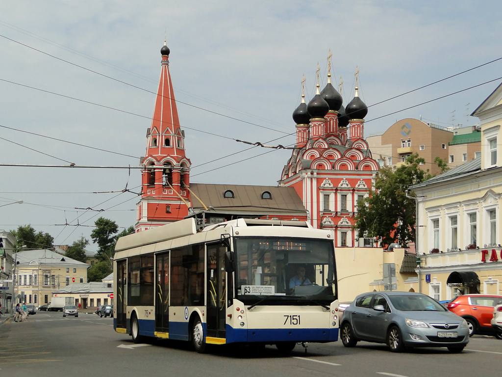 Москва, Тролза-5265.00 «Мегаполис» № 7151 Москва, Тролза-5265.00 «Мегаполис» № 7151