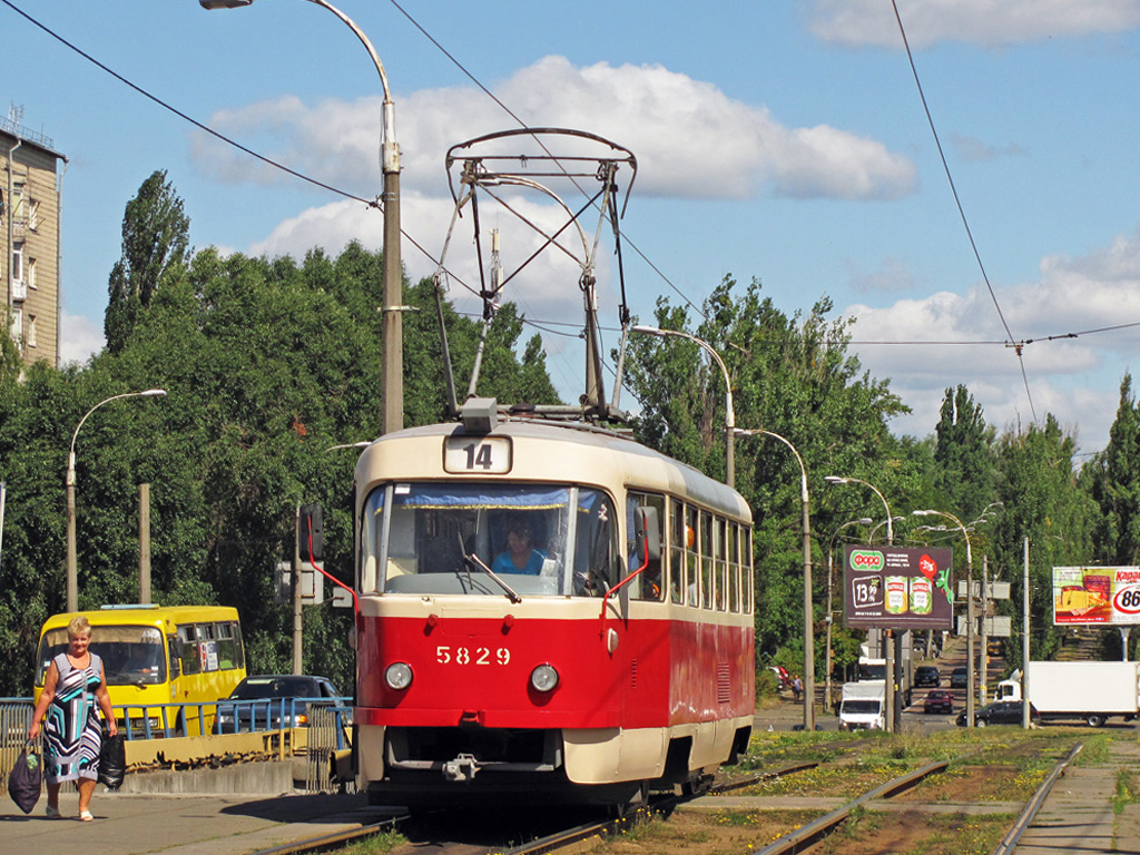 Киев, Tatra T3SU № 5829